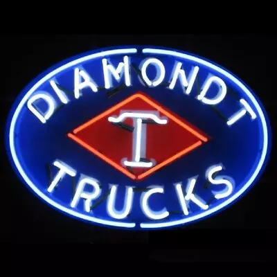 Diamond T Trucks 20 X16  Neon Light Sign Lamp HD Vivid With Dimmer VSY • $184.99