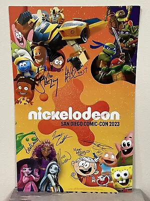 San Diego Comic Con SIGNED (7x) 2023 NICKELODEON Poster-Rugrat-Monster High + • $49.99