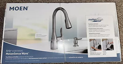 Moen Ario Motionsense Wave Kitchen Faucet - 87087EWSRS. • $209.98