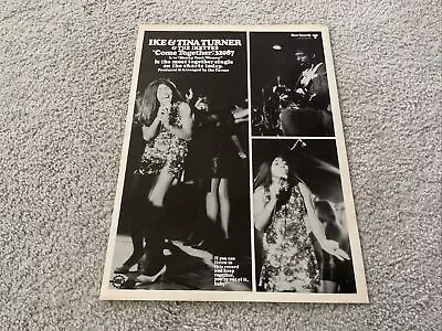 Ike & Tina Turner 1970 “come Together” Single Original Print Poster Type Ad • $9.75