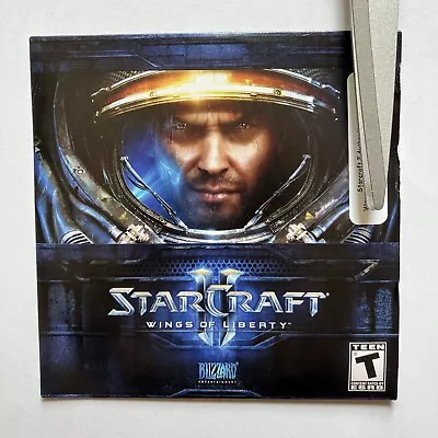 StarCraft 2: Wings Of Liberty PC/Mac Disc W/ Cardboard Sleeve 2010 • $7.49