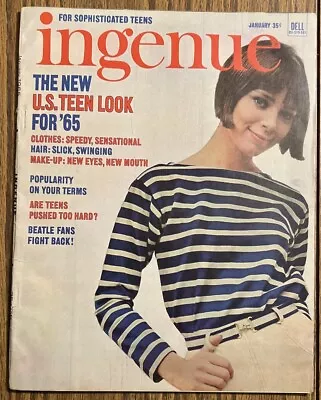 Ingenue V. 7 #1 (Jan. 1965 Dell Publishing Co.) No Mailing Label Teen Magazine • $15