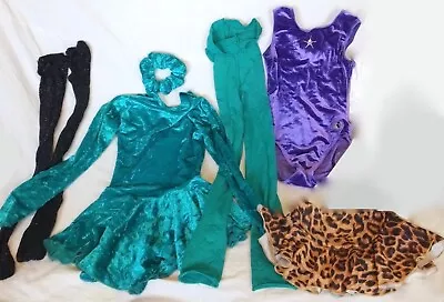 Girls Ice Skating Costumes Bundle Age 8 To 10 Petit • £20