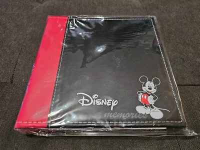 Disney Resorts Cruise Line MICKEY MOUSE Photo Album Capacity 100 Red & Black NEW • $29.90