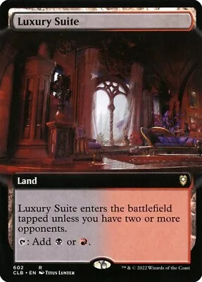 Luxury Suite EXTENDED - 602 - Rare - Commander Legends CLB MTG • $19.95