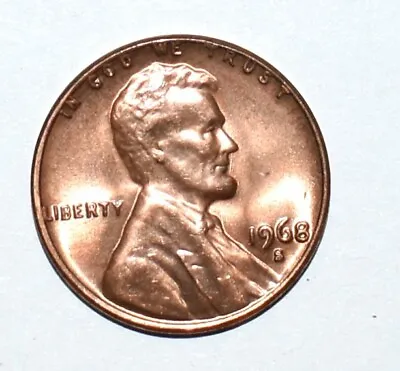 1968 S Penny Error DDO Memorial Strike Collar Rim Uncirculated Red • $500