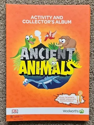 Woolworths Ancient Animals Complete Album Full Cards Stickers Poster Dinosaurs • $28