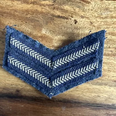 Vintage Royal Air Force Corporal Cloth Stripes  RAF Arm Chevrons Rank Badge • £5