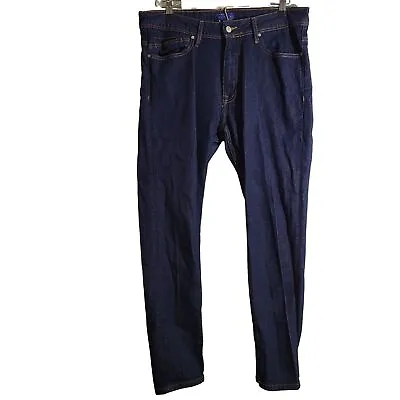 Zara Man Denimwear 36 Blue Jeans Relaxed Fit 5 Pocket Slim Fit Stretch Men's • $17.71