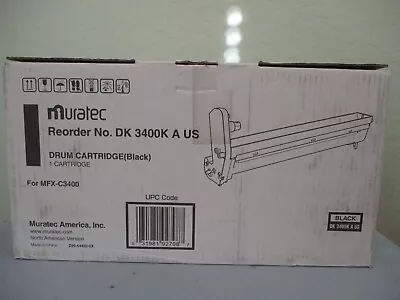 Genuine Muratec MFX-C3400 DK 3400K Black Drum Cartridge New! • $26