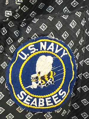 Vintage WW II Original Navy Officer; Lt. Gartner Seabee; Smoking Robe; X-Large ! • $60