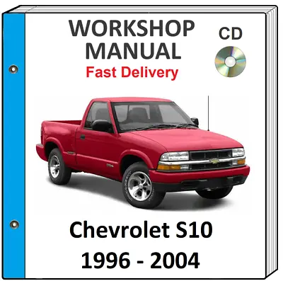 Chevrolet Chevy S10 1996 1997 1998 1999 2000 2001 Service Repair Workshop Manual • $15.99