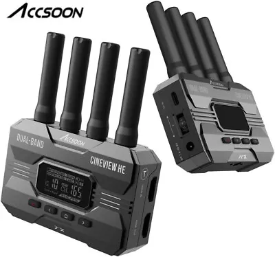 Accsoon CineView HE 350m/1200ft 2.4GHz+5GHz Wireless Video Transmitter Receiver • $346