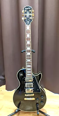 Epiphone Black Beauty 3-PU Les Paul Type Custom 2010 Used Guitar From Japan • $958