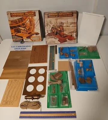 Mantua Model Kits Lot /2 Cannone Napoleonico  Carronade Inglese Incomplete More • $27.97