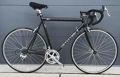 Vintage Cannondale Road Bike 58cm 1993 Black 90s Racing R400 USA Shimano  • $550