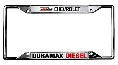 New Chevrolet Duramax Diesel Z71 License Plate Frame • $28.95
