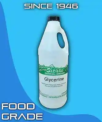 Glycerine 1 Quart Pure Vegetable Glycerin Food Grade Soap Tinctures Kosher USP • $27.49