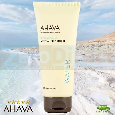 ⭐️⭐️⭐️⭐️⭐️ AHAVA Deadsea Water Mineral Body Lotion Cream 100 Ml 3.4 Oz • $121.89