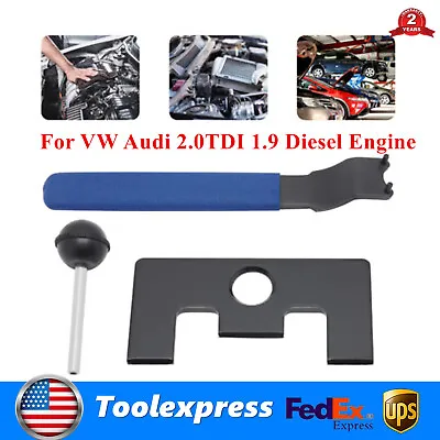 Timing Locking Camshaft Belt Crank Tool Kit For VW Audi 2.0TDI 1.9 Diesel Engine • $15.20