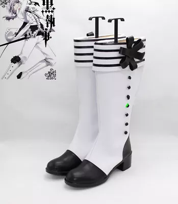 Kuroshitsuji Black Butler Charles Grey Charles Gray Cosplay Shoes Boots • $66.69