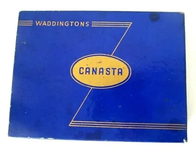 Vintage Waddingtons Canasta Card Game - Complete & Decent Condition • £4.04