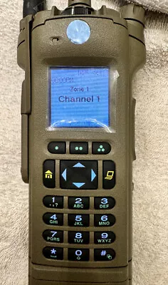 Motorola APX8000-SRX2200 4 BAND UHF1 UHF2 VHF 7/800 ARMY COMBAT HOUSING + MIC • $3845