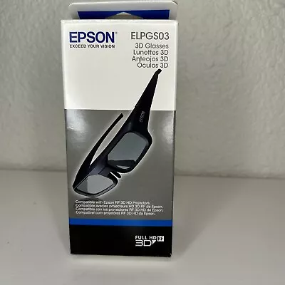 New Epson ELPGS03 RF 3D Glasses 2000 2030 3020e 5020UBe 5030UBe • $36.87