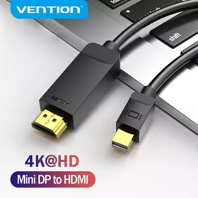 4K Thunderbolt To HDMI Cable For MacBook Air Pro Monitor Projector Mini DP To HD • $26.63