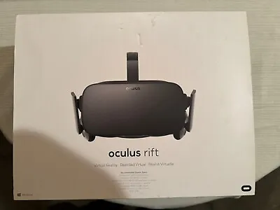 New And Unused Meta Oculus Rift CV1 VR Virtual Reality Headset System - Black • $399.99
