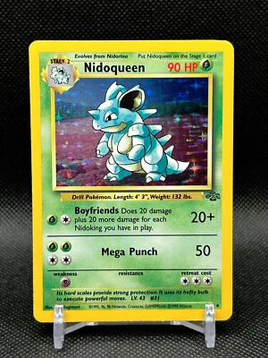 $19.99 • Buy Pokemon Card - Nidoqueen Jungle 7/64 Holo Rare 1999
