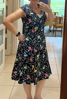 $20 • Buy Maiocchi Cotton 50s Style Dress, Size 10