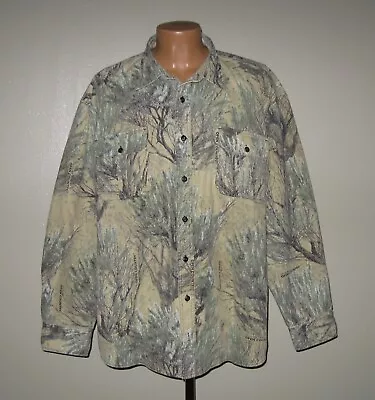 Cabela's Seclusion 3D Open Country Camouflage Long Sleeve Hunting Shirt XXL-Tall • $19.99