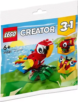 LEGO Tropical Parrot 30581 CREATOR 3-in-1 Bird Butterfly Fish. Fast TRACKED Post • $8.90