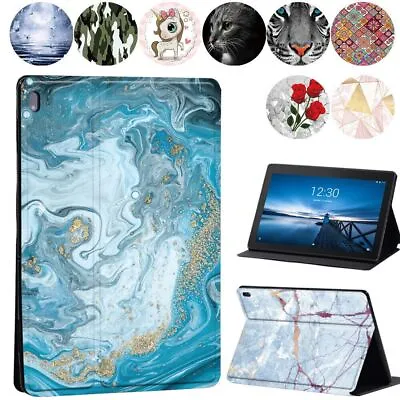 Printed PU Leather Tablet Stand Folio Cover Case For Lenovo Tab E10 M7 M8 M9 M10 • £7.93