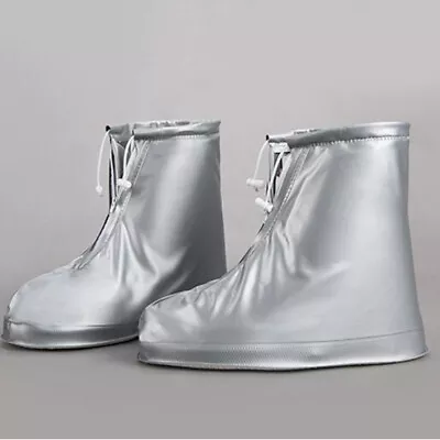 Sports Rain Boot Galoshes Surgeon Shoe Cover Plastic Shoe Guards Shoe Covers • £11.49