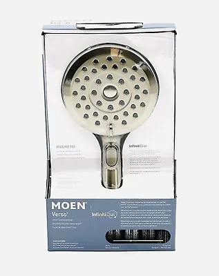 MOEN Verso Magnetix 8-Spray Patterns 5 In. Handheld Shower Head Brushed Nickel • $49.98