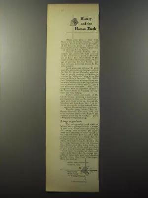 1953 Meier's Isle St. George Sauterne Wine Ad - History And The Human Touch • $19.99