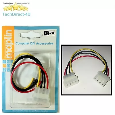 Certified Maplin Power ATX To PSU To Motherboard Power Extension Cable 15cm • £3.59