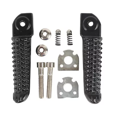 Black Rear Footrests Peg Foot Pegs Fit For YAMAHA YZF R1 1998-2019 R6 2003-2020 • $7.90