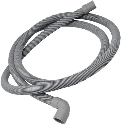 Universal Washing Machine Drain Outlet Hose 19 & 22 Mm 90 Degree 2.5 M • £9.99