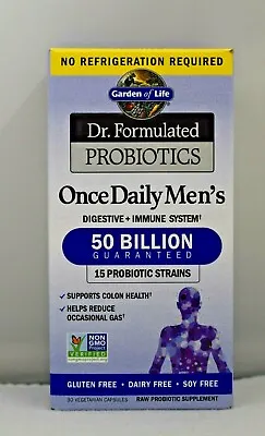 $30.08 • Buy Garden Of Life Dr. Formulated Probiotics Once Daily Men's 30 Capsules