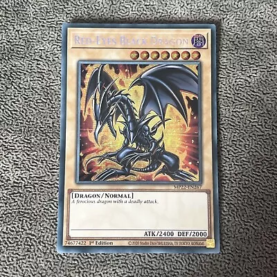 Red-Eyes Black Dragon (Prismatic Secret Rare) - MP22-EN267 - Yu-Gi-Oh TCG • £6.79