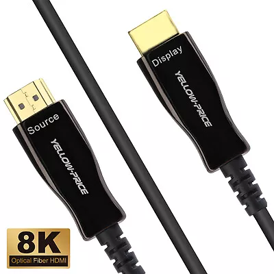 8K Optical Fiber HDMI 2.1 Cable ARC HDR 120Hz For Samsung QLED TV Amplifier Lot • $183.34