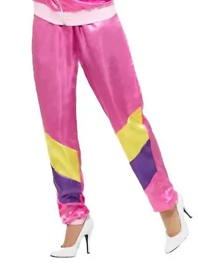 Womens 80s Pants Height Fashion Scouser Tracksuit Shell Suit Costume Fancy Dress • $15