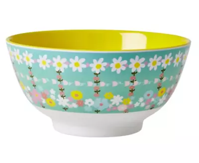 RICE Melamine Bowl In Retro Flower Print • £8.50