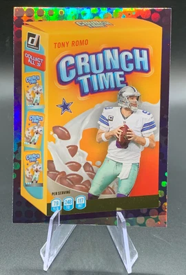 $19.99 • Buy 2022 Tony Romo Panini Donruss Crunch Time Galactic SSP Cowboys Case Hit #CT-7