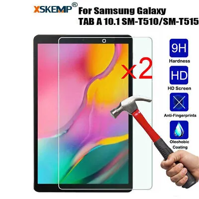 2X Tempered Glass Film For Samsung Galaxy Tab A 10.1 T510 T515 Screen Protector • $9.06