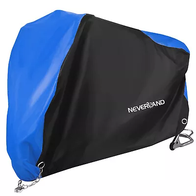 Waterproof Motorcycle Bike Scooter Moped Cover Outdoor All Weather UV Protector • $21.49