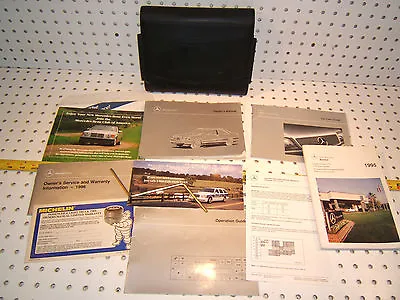 Mercedes 1996 W202 C220/280/C36 Owner's 1 Set 9 Manuals &BLACK MBZ Sport 1 Case • $238